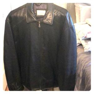 Men’s Hathaway leather jacket